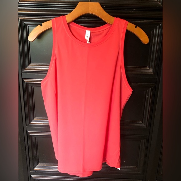 Lululemon High Neck Run & Train Tank Pale Raspberry - Picture 3 of 3